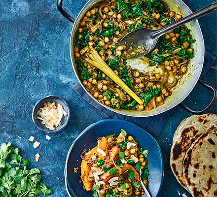 Squash, chickpea & coconut curry - Good Food Middle East